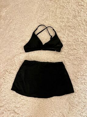 Andie bikini set with swim skirt